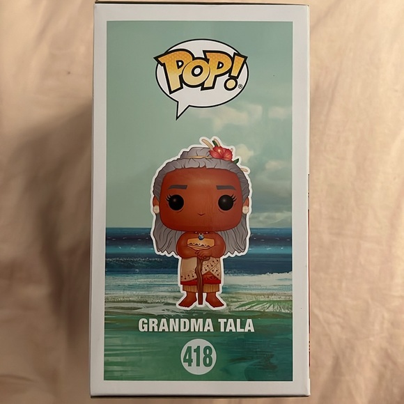 NIB Vaulted Funko Pop Disney Moana Grandma Tala 418 - Picture 4 of 7